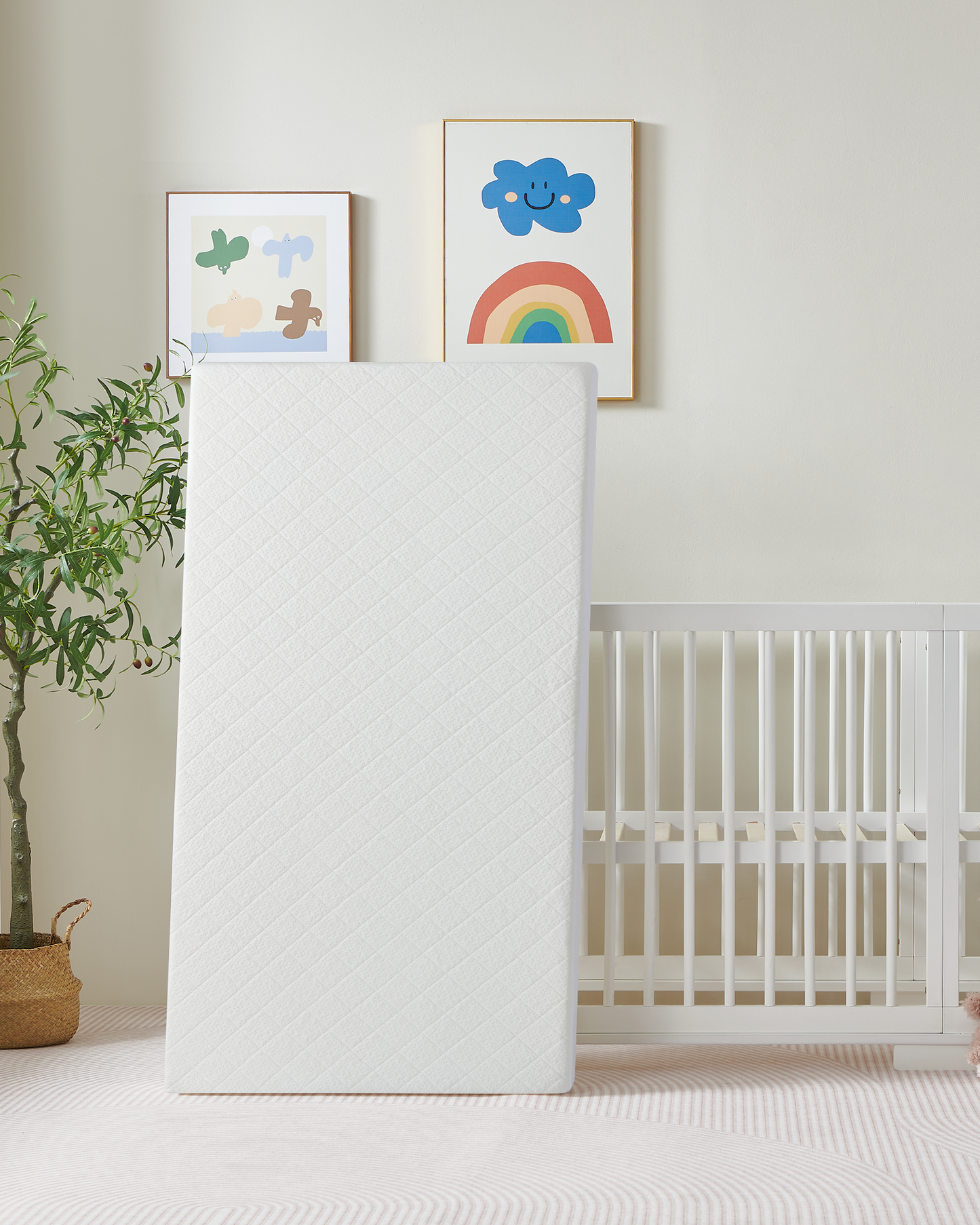 Attababy Bamboo Viscose Waterproof Crib Mattress Protector 52" x 27.6"