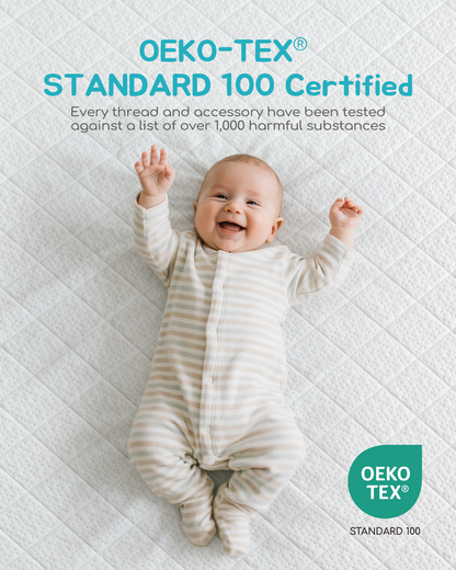 Attababy Bamboo Viscose Waterproof Crib Mattress Protector 52" x 27.6"
