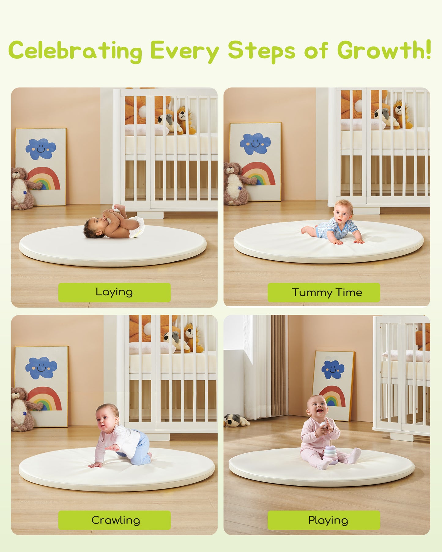 39" Round Baby Play Mat